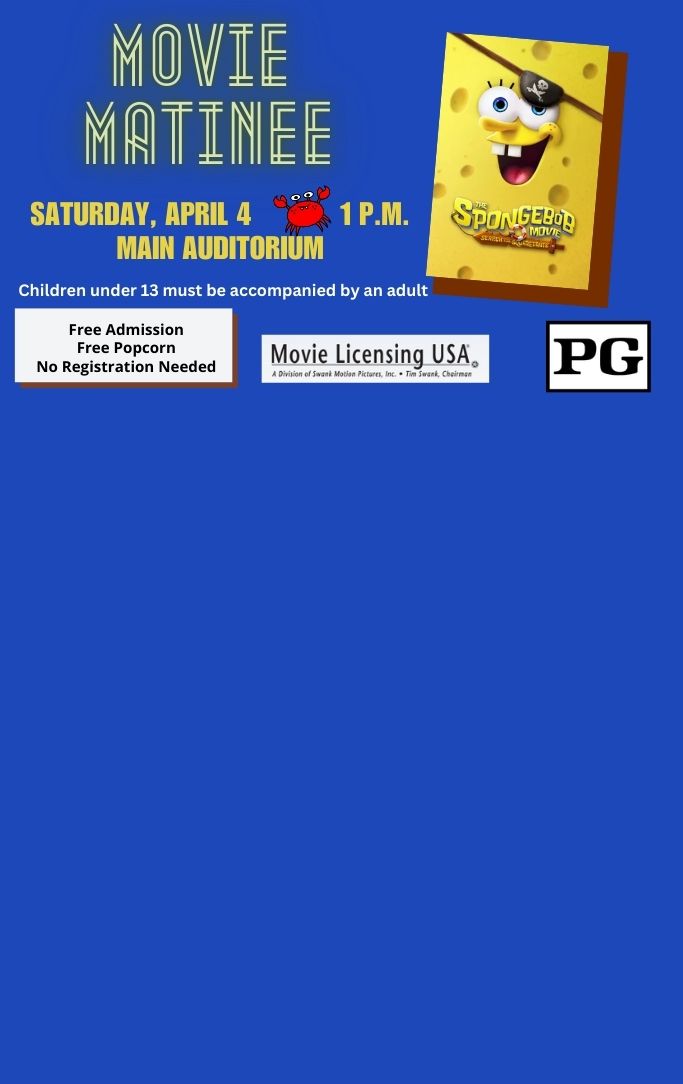 Movie Matinee Spongebob Search for Squarepants