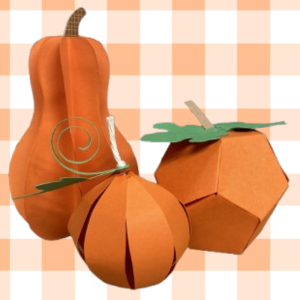 3D Paper Pumpkins