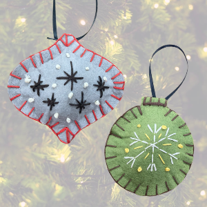 Embroidered Ornaments