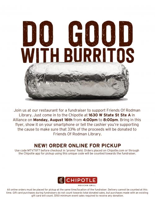 Chipotle flyer