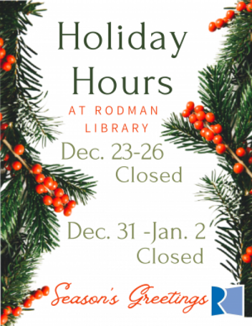 Holiday Hours