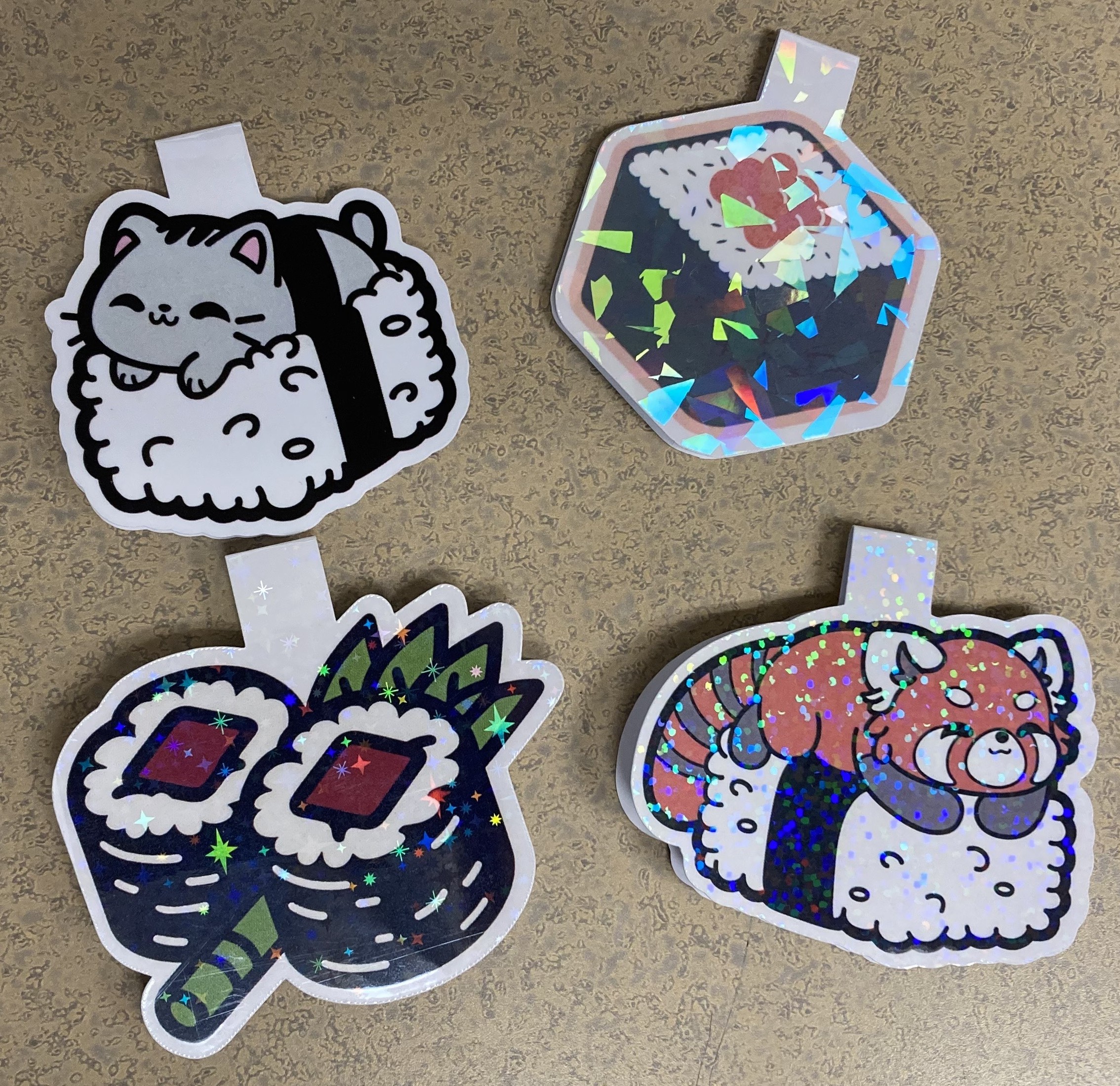 Magnetic Sushi Bookmarks