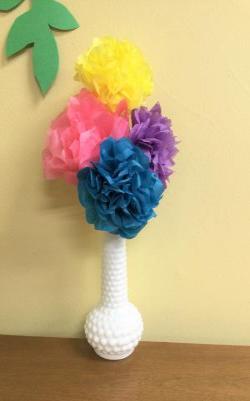 Tissue Paper Flowers