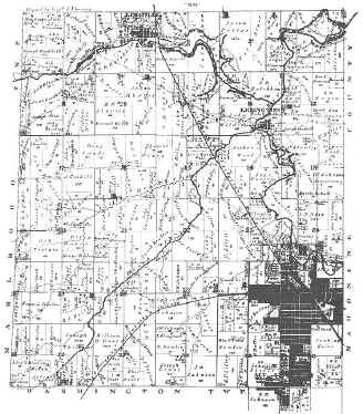 Lexington Township map