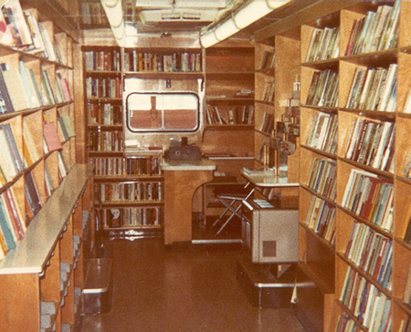 Renovated bookmobile 1980