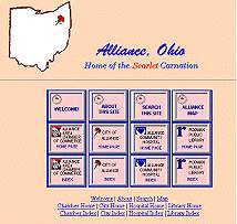 The original Alliance, Ohio web site